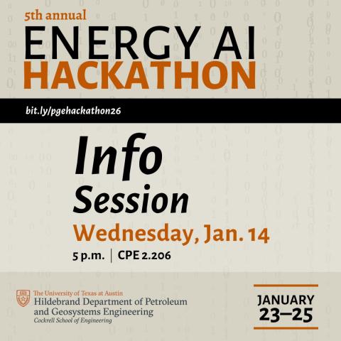 Psgitech Hackathon PGE Hackathon - Info. Session | Energy Institute