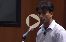 Sudamsh Bai-Reddy speaks at UT Energy Symposium