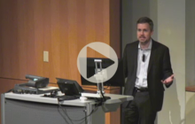 Matthew Nordan speaks at UT Energy Symposium