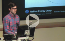 Thomas Deetjen speaks at UT Energy Symposium