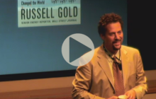 Russell Gold speaks at UT Energy Symposium