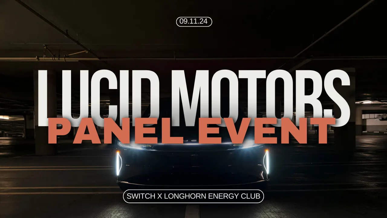 Lucid Motors Panel Event