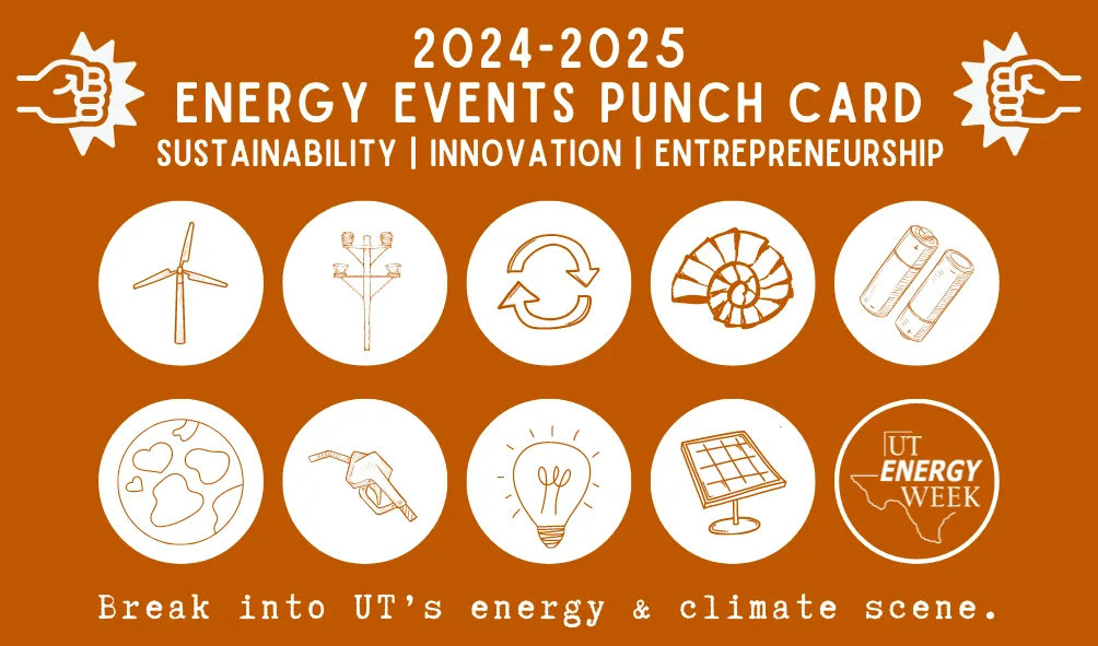 Energy Events Punch Card