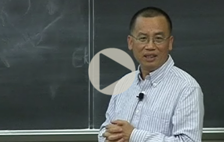 C.K. Woo speaks at UT Energy Symposium