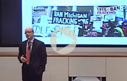 David Spence speaks at UT Energy Symposium