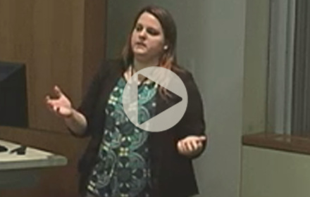 Margaret Cook speaks at UT Energy Symposium