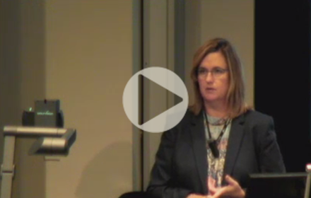 Marilu Hastings speaks at UT Energy Symposium