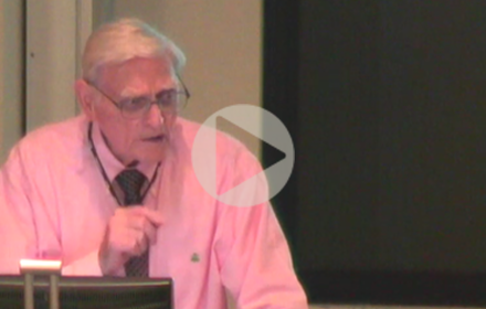 John Goodenough speaks at the UT Energy Symposium