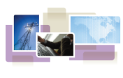 photo collage from cover of white paper, showing transmission lines, a person at a keyboard and a map