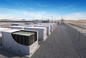 Large battery storage